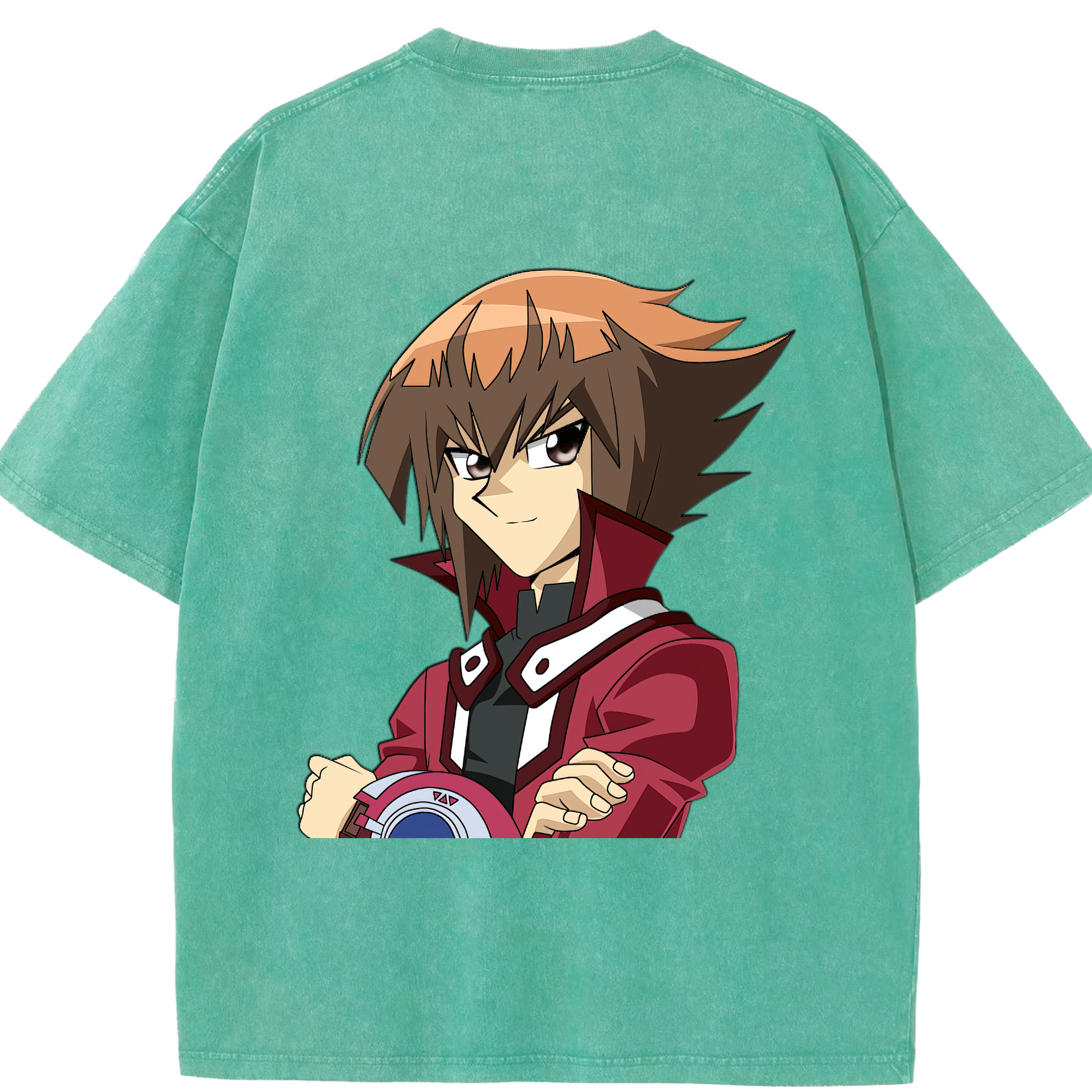 （画像用） 遊☆戯☆王 Yu-Gi-Oh! 綿100% ヴィンテージ風 半袖Tシャツ（背面プリント）